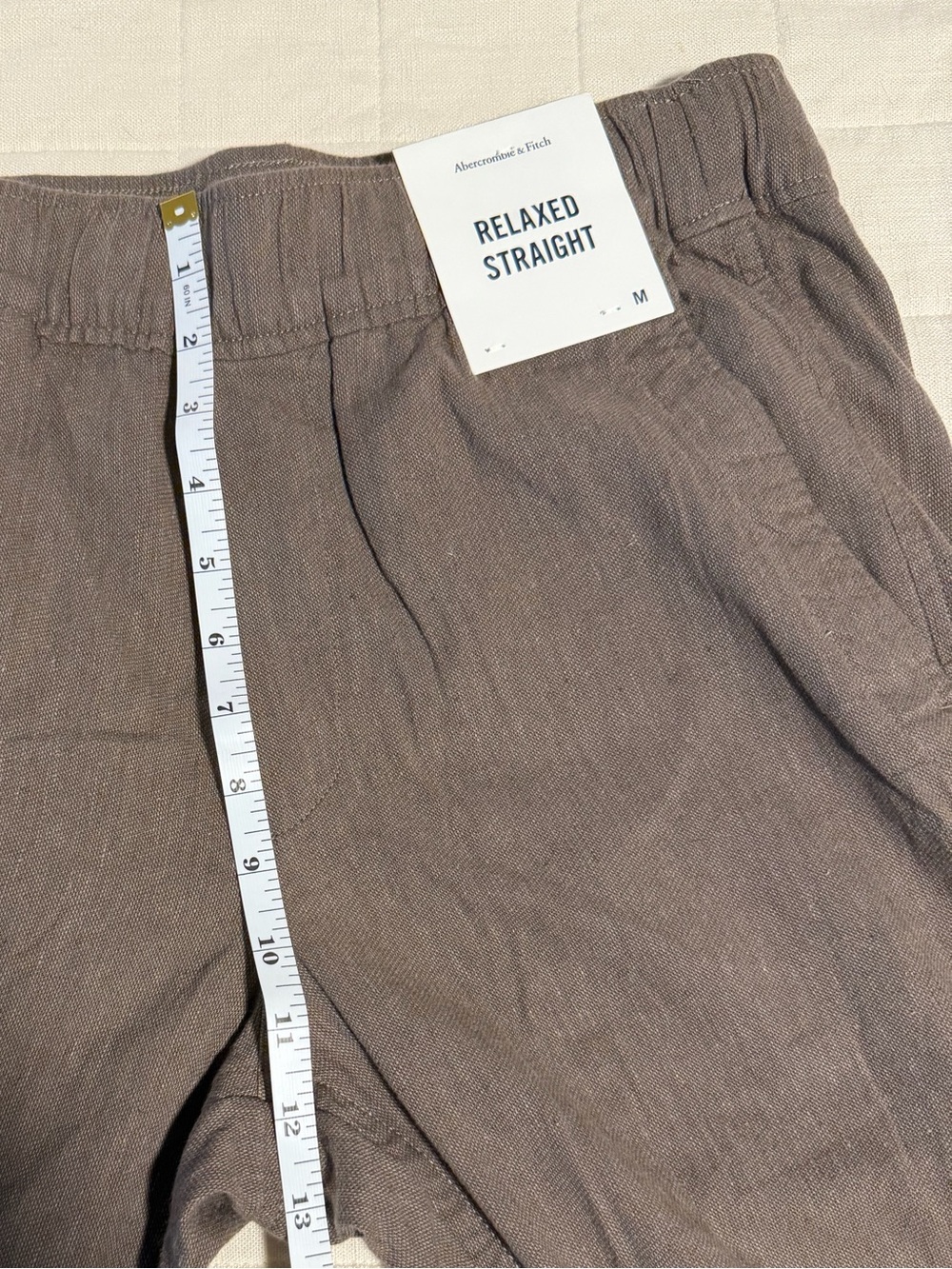 Abercrombie Linen Blend Relaxed Pants, size M - NWT - Picture 8 of 8